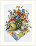 (image for) Wildflower Tea Counted Cross Stitch Kit